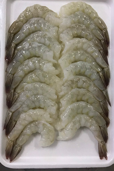 Peeled & Deveined Tail On (PDTO) Vannamei Shrimp